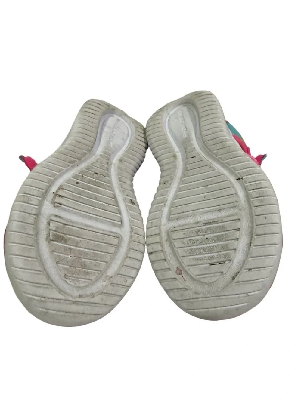 Skechers Girls Jumpsters Sandal Rainbow Sneakers, Cup Cake Cutie Size 8